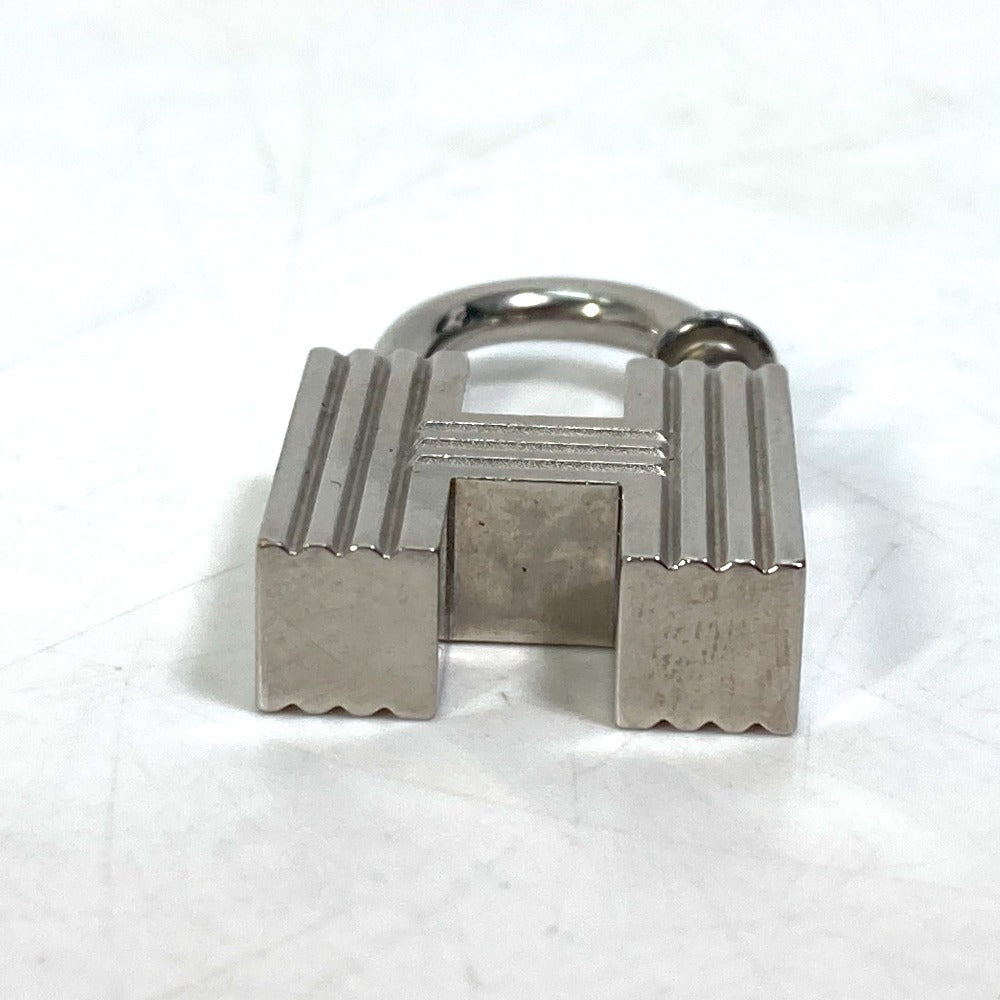 HERMES H motif, the first step of the new century, 2000 limited edition H Cadena Padlock pendant top, metal, women's, silver