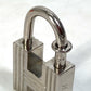 HERMES H motif, the first step of the new century, 2000 limited edition H Cadena Padlock pendant top, metal, women's, silver