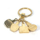Christian Dior Perfume Bag Charm Key Ring Keychain GP Women's Gold