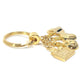 Christian Dior Perfume Bag Charm Key Ring Keychain GP Women's Gold