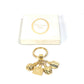 Christian Dior Perfume Bag Charm Key Ring Keychain GP Women's Gold