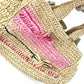 Prada Triangle Logo Canapa 2-Way Bag, Shoulder Bag, Crossbody Bag, Handbag, Raffia, Women's, Beige