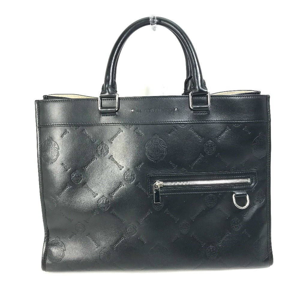 Berluti Logo Uris Small 2-Way Business Tote Bag in Black Leather for Men