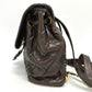 CHANEL CC ココマーク マトラッセ キルティング チェーン バックパック カバン リュックサック ラムスキン レディース ブラウン