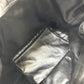 CHANEL Coco Mark Deka Coco Drawstring Crossbody Chain Shoulder Bag in Caviar Skin, Black