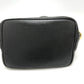 CHANEL Coco Mark Deka Coco Drawstring Crossbody Chain Shoulder Bag in Caviar Skin, Black