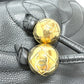CHANEL Coco Mark Deka Coco Drawstring Crossbody Chain Shoulder Bag in Caviar Skin, Black
