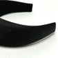 PRADA Triangle Logo Hair Accessory Headband Nylon Headband for Women in Black