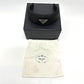 PRADA Triangle Logo Hair Accessory Headband Nylon Headband for Women in Black