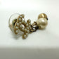 CHANEL Coco Mark Faux Pearl 05A Earrings GP Women's Gold