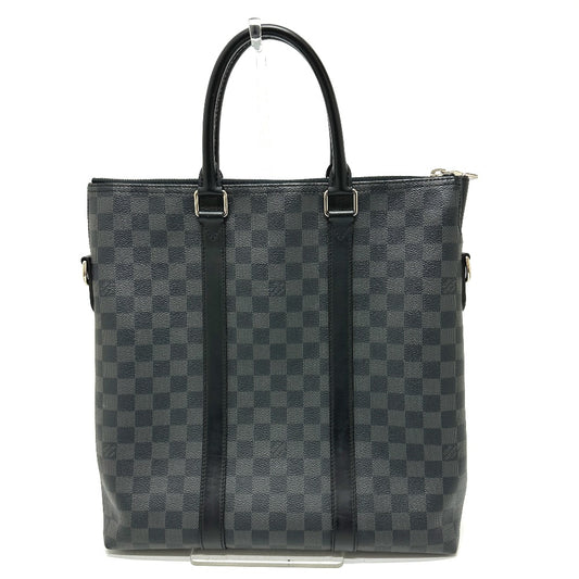 LOUIS VUITTON N40000 ダミエグラフィット アントン カバン トートバッグ ダミエグラフィットキャンバス メンズ ブラック