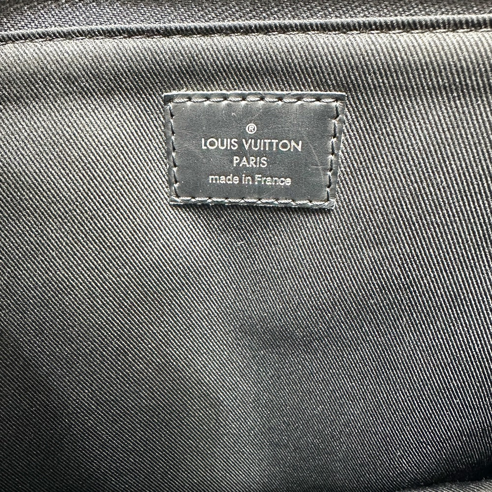 LOUIS VUITTON N40000 Damier Graphite Anton Tote Bag in Damier Graphite Canvas, Men's, Black