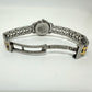 HERMES PU2.220 Pullman Quartz Date Watch, Stainless Steel/GP, Women's, Silver/Gold