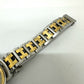HERMES PU2.220 Pullman Quartz Date Watch, Stainless Steel/GP, Women's, Silver/Gold
