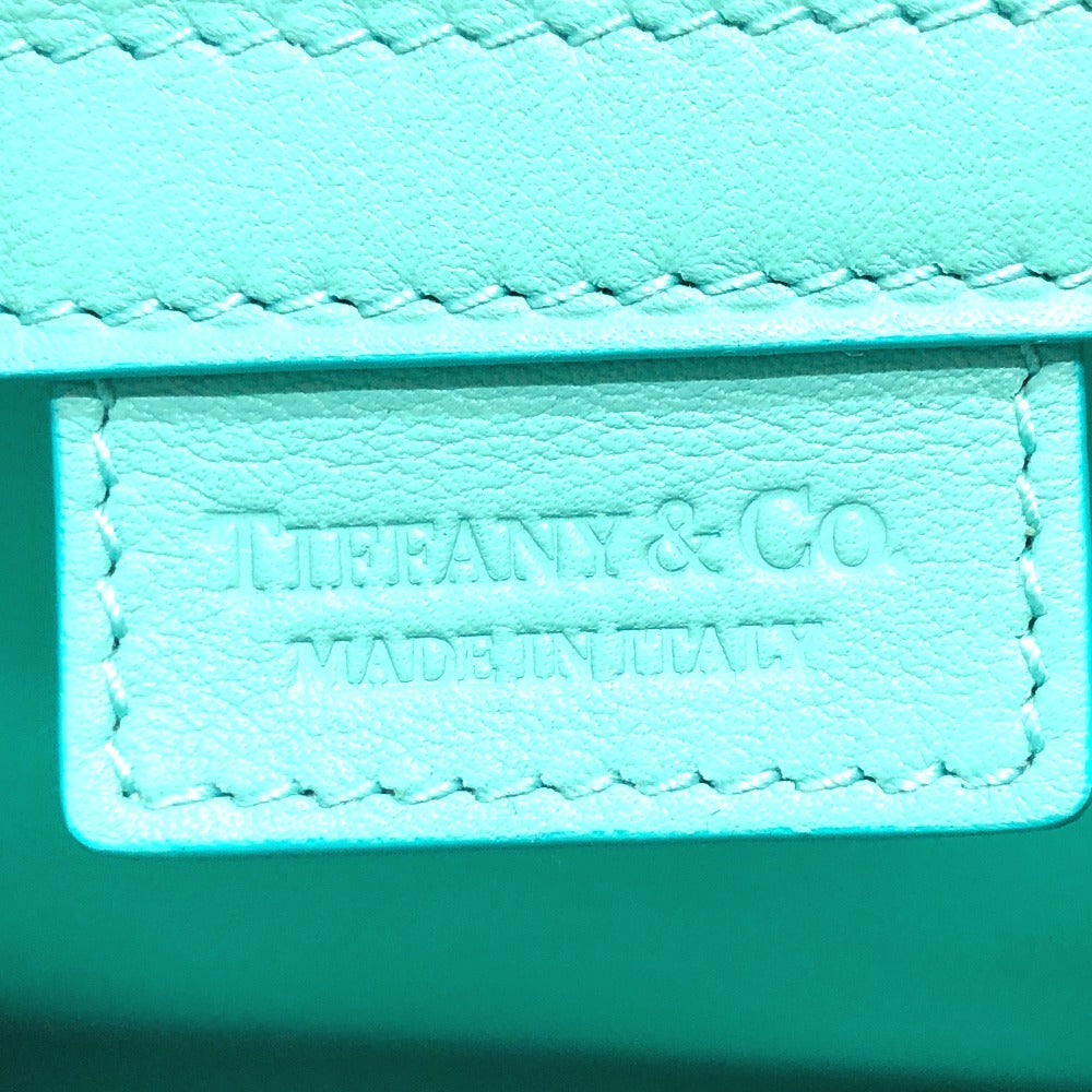 TIFFANY&Co. キャットストリート スモール ショッピングトート 2WAYバッグ カバン バッグ ショルダーバッグ ハンドバック 斜め掛け ショルダーバッグ レザー レディース ブルー