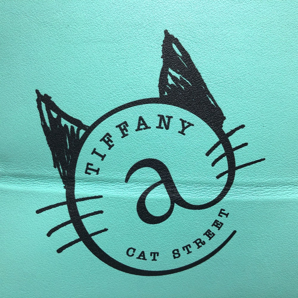 TIFFANY&Co. キャットストリート スモール ショッピングトート 2WAYバッグ カバン バッグ ショルダーバッグ ハンドバック 斜め掛け ショルダーバッグ レザー レディース ブルー
