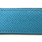 HERMES Bandouliere Traces de Cuir Hexagon Shoulder Strap Epsom Leather Women's Blue du Nord/Rouge de Coeur/Gold Blue