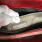 CHANEL A50995 CC Coco Mark Shoulder Bag, Matelasse Quilted Chain, GST Shoulder Bag, Tote Bag, Caviar Leather, Red, Women's