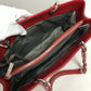 CHANEL A50995 CC Coco Mark Shoulder Bag, Matelasse Quilted Chain, GST Shoulder Bag, Tote Bag, Caviar Leather, Red, Women's