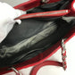 CHANEL A50995 CC Coco Mark Shoulder Bag, Matelasse Quilted Chain, GST Shoulder Bag, Tote Bag, Caviar Leather, Red, Women's