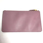 PRADA Logo Makeup Pouch, Flat Cosmetic Pouch, Saffiano Leather, Women's, Pink
