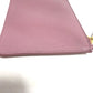 PRADA Logo Makeup Pouch, Flat Cosmetic Pouch, Saffiano Leather, Women's, Pink