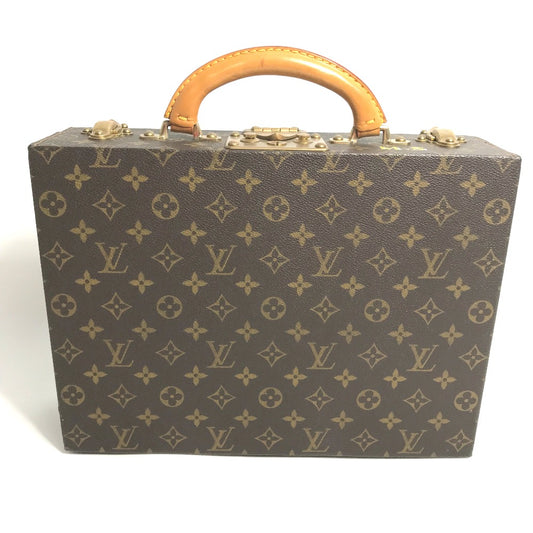 LOUIS VUITTON M47120 モノグラム ボックス ボワット・ビジュー ジュエリーケース トランク インテリア アクセサリーケース モノグラムキャンバス レディース ブラウン
