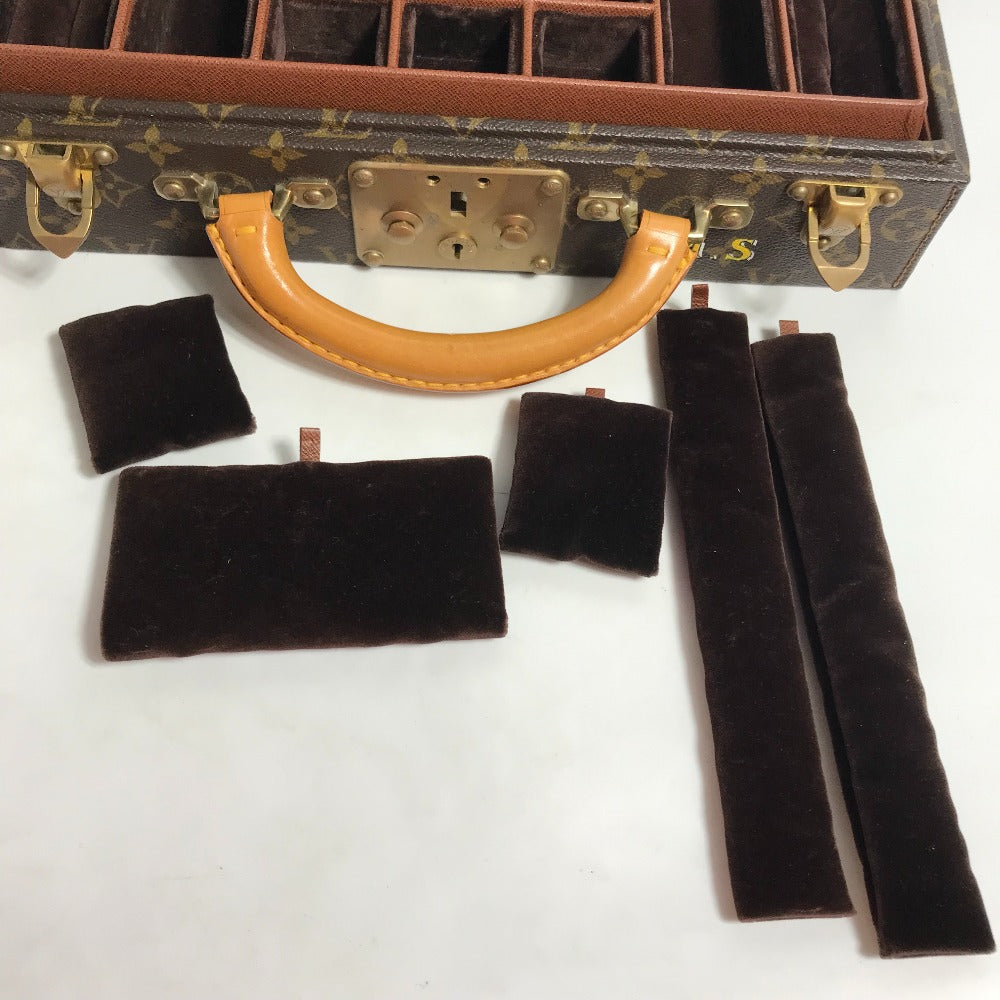 LOUIS VUITTON M47120 Monogram Box Boite Bijoux Jewelry Case Trunk Interior Accessory Case Monogram Canvas Women's Brown