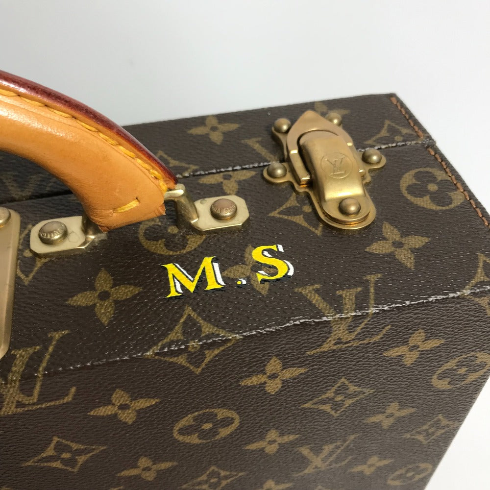 LOUIS VUITTON M47120 Monogram Box Boite Bijoux Jewelry Case Trunk Interior Accessory Case Monogram Canvas Women's Brown