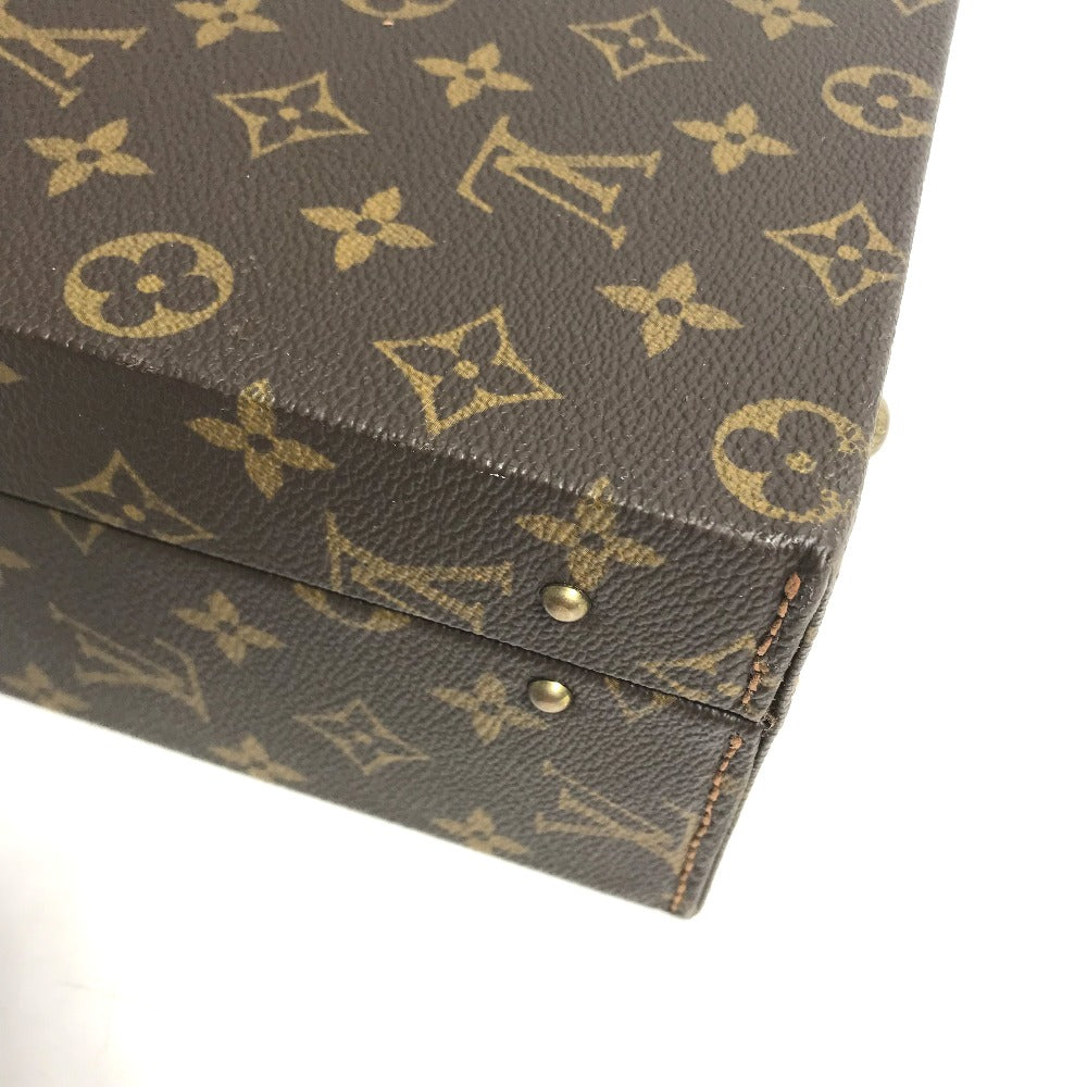 LOUIS VUITTON M47120 Monogram Box Boite Bijoux Jewelry Case Trunk Interior Accessory Case Monogram Canvas Women's Brown