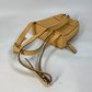 CELINE Vintage Mini Backpack, Leather, Beige, Women's