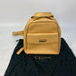 CELINE Vintage Mini Backpack, Leather, Beige, Women's