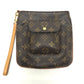 LOUIS VUITTON M51901 Monogram Partition Pochette Pouch in Monogram Canvas, Women's, Brown