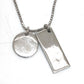 Dior Trotter Number 2 Plate Pendant Necklace in Metal, Blue, for Women