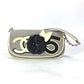 CHANEL No.5 CC Camellia Coco Mark Chain Shoulder Bag Canvas Women's Gray