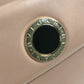 BVLGARI BVLGARI logo tote bag, 2-way bag, handbag, shoulder bag, leather, women's, pink beige
