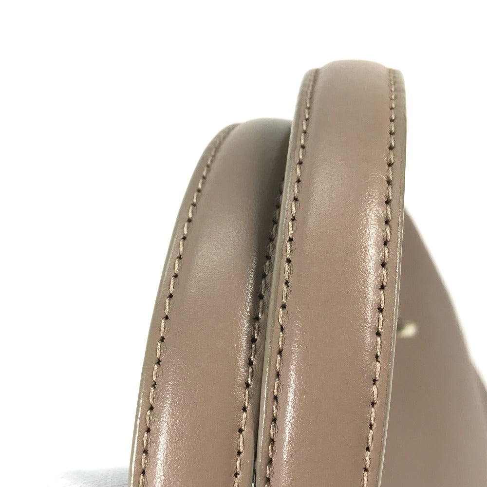 BVLGARI BVLGARI logo tote bag, 2-way bag, handbag, shoulder bag, leather, women's, pink beige