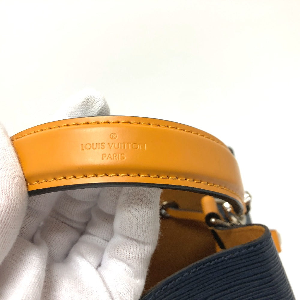 LOUIS VUITTON M53610 Epi NeoNoe Two-Tone Bag, Shoulder Bag, Epi Leather, Women's, Indigo/Saffron, Navy