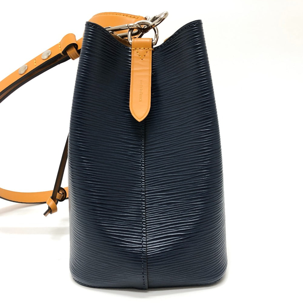 LOUIS VUITTON M53610 Epi NeoNoe Two-Tone Bag, Shoulder Bag, Epi Leather, Women's, Indigo/Saffron, Navy