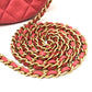 CHANEL CC Coco Mark Matelasse Mini Round Chain Bag, Pouch, Shoulder Bag, Lambskin, Women's, Pink