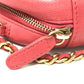 CHANEL CC Coco Mark Matelasse Mini Round Chain Bag, Pouch, Shoulder Bag, Lambskin, Women's, Pink