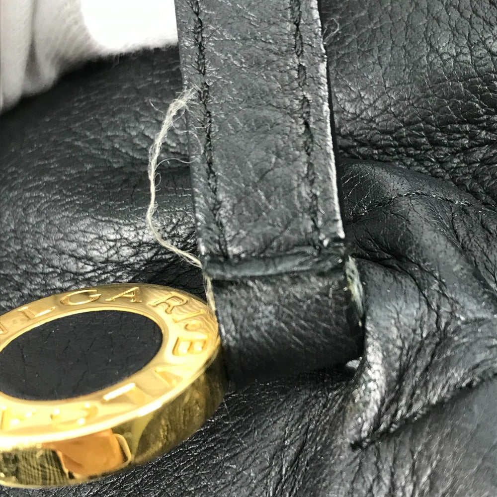 BVLGARI ブルガリブルガリ ハンドバッグ カバン トートバッグ レザー レディース ブラック