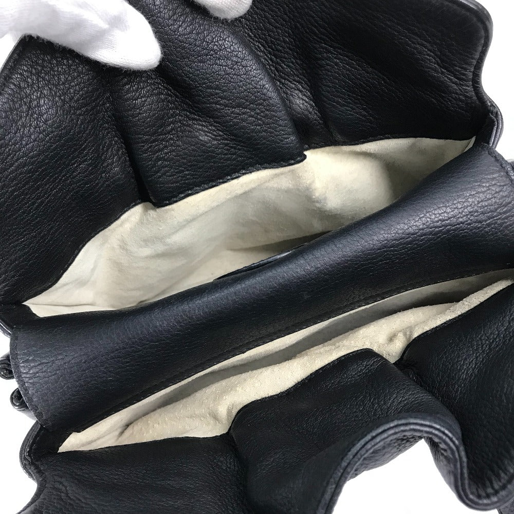 BVLGARI ブルガリブルガリ ハンドバッグ カバン トートバッグ レザー レディース ブラック