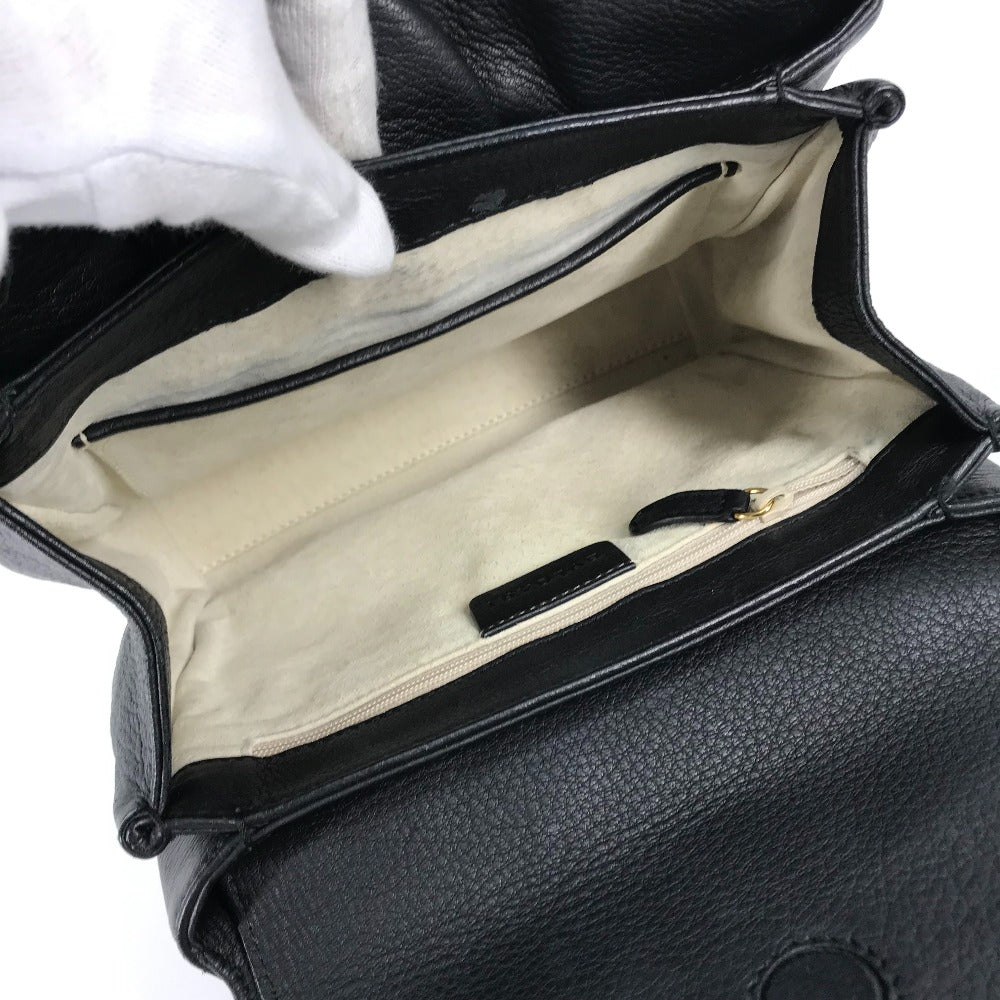 BVLGARI ブルガリブルガリ ハンドバッグ カバン トートバッグ レザー レディース ブラック