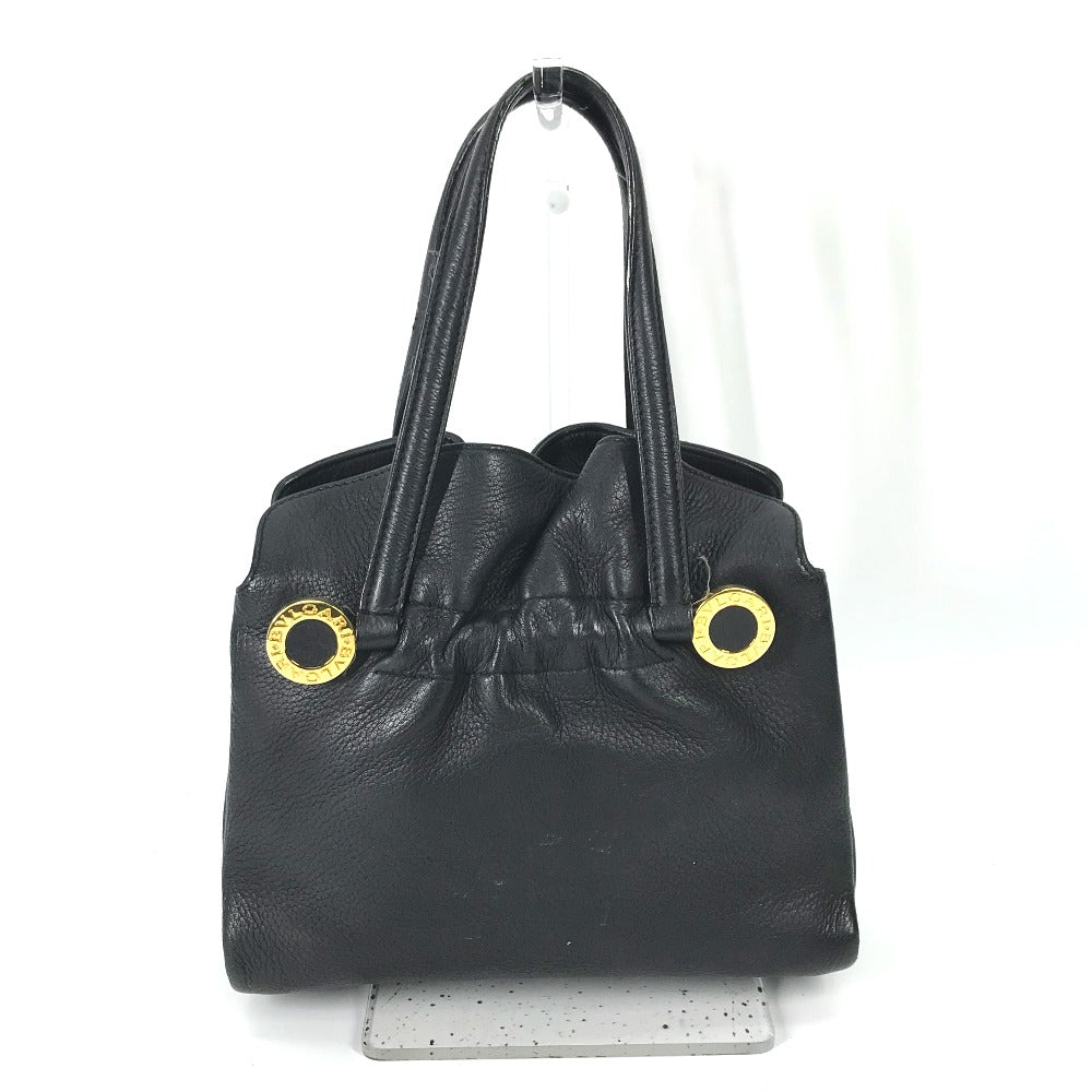 BVLGARI ブルガリブルガリ ハンドバッグ カバン トートバッグ レザー レディース ブラック