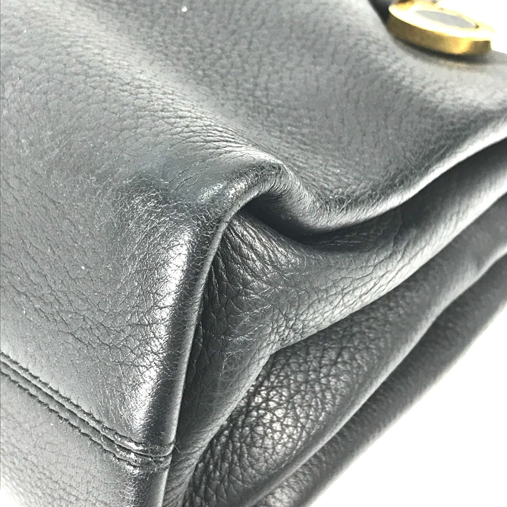 BVLGARI ブルガリブルガリ ハンドバッグ カバン トートバッグ レザー レディース ブラック