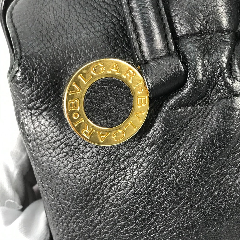 BVLGARI ブルガリブルガリ ハンドバッグ カバン トートバッグ レザー レディース ブラック