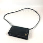 GUCCI 354086 GG Micro Gucci Gucci Nice Bag Crossbody Shoulder Wallet Long Wallet Shoulder Bag Enamel Women's Black
