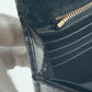 GUCCI 354086 GG Micro Gucci Gucci Nice Bag Crossbody Shoulder Wallet Long Wallet Shoulder Bag Enamel Women's Black