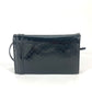 GUCCI 354086 GG Micro Gucci Gucci Nice Bag Crossbody Shoulder Wallet Long Wallet Shoulder Bag Enamel Women's Black